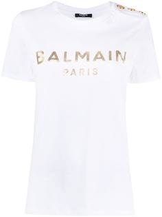 Balmain футболка с логотипом