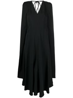 Victoria Beckham расклешенное платье с драпировкой