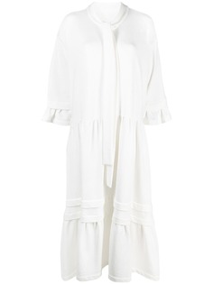 MM6 Maison Margiela ярусное платье миди