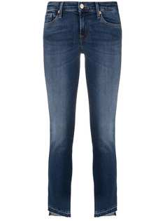 7 For All Mankind узкие джинсы Pyper с диагональными манжетами
