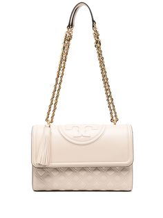 Tory Burch стеганая сумка через плечо с тиснением