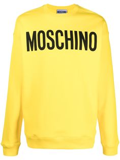 Moschino толстовка с длинными рукавами и логотипом