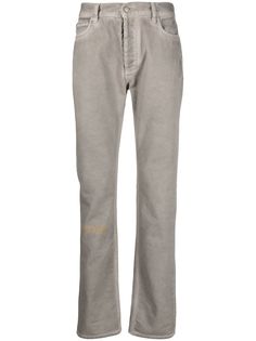 Maison Margiela прямые джинсы с эффектом потертости