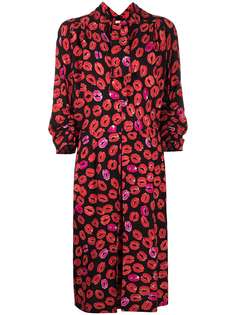 Marni платье с узором и бантом