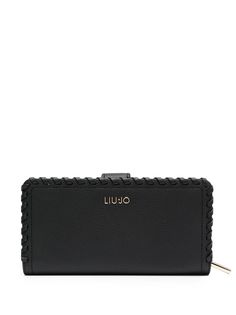 LIU JO кошелек с плетением и логотипом