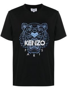 Kenzo футболка с логотипом Tiger