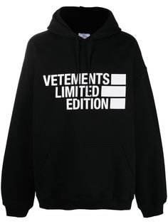 Vetements худи оверсайз с логотипом