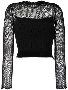 Alexander McQueen топ рыхлой вязки