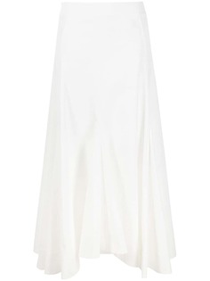 Jil Sander юбка асимметричного кроя с завышенной талией