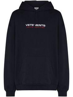Vetements худи Haute Couture с логотипом