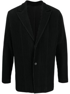 Homme Plissé Issey Miyake однобортный плиссированный пиджак