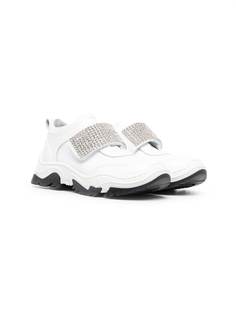 Monnalisa кроссовки с кристаллами