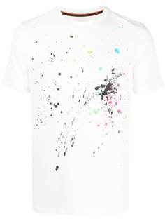 Paul Smith футболка с эффектом разбрызганной краски