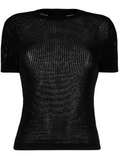Ermanno Scervino трикотажный топ с короткими рукавами