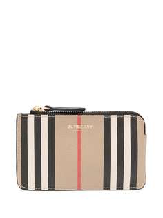 Burberry кошелек в клетку Vintage Check с логотипом