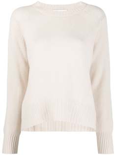 Allude джемпер с круглым вырезом и окантовкой в рубчик