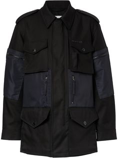 Burberry куртка на молнии с карманами