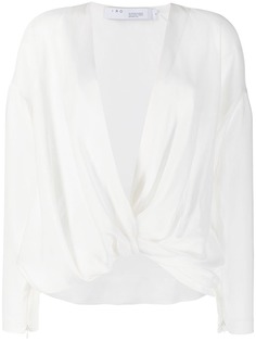 IRO блузка с запахом и V-образным вырезом