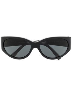 Versace Eyewear солнцезащитные очки в круглой оправе