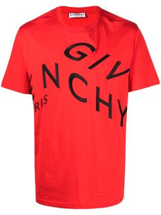 Givenchy футболка с вышитым логотипом