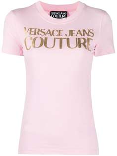 Versace Jeans Couture футболка с круглым вырезом и логотипом
