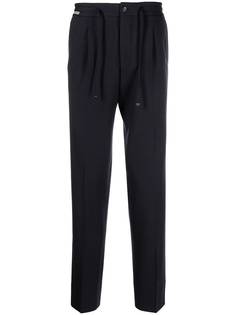 Corneliani спортивные брюки прямого кроя с кулиской