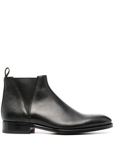 Santoni ботинки с миндалевидным носком