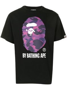 A BATHING APE® футболка с принтом Camo Big Ape Head