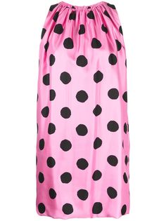 Moschino платье мини в горох