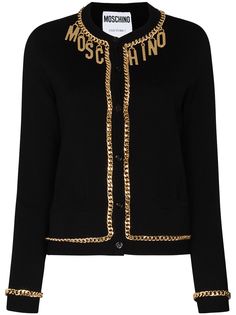 Moschino кардиган с логотипом