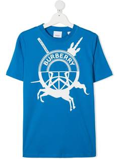 Burberry Kids футболка I am a Unicorn с короткими рукавами