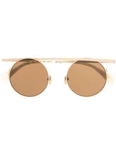 Yohji Yamamoto солнцезащитные очки с верхней планкой