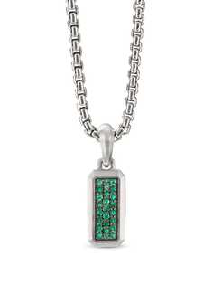 David Yurman колье Amulet с изумрудами