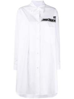 MM6 Maison Margiela платье-рубашка с логотипом