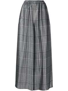 MM6 Maison Margiela широкие брюки в ломаную клетку