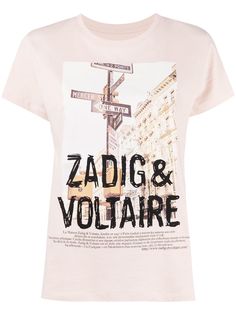 Zadig&Voltaire футболка Zoe с фотопринтом