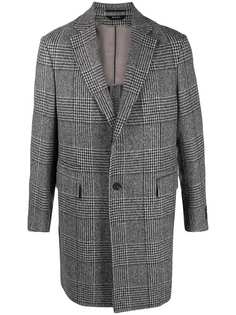 Z Zegna пальто в клетку