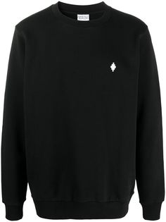 Marcelo Burlon County of Milan джемпер с длинными рукавами и вышитым логотипом