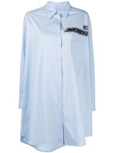 MM6 Maison Margiela платье-рубашка с логотипом