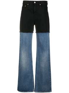 MM6 Maison Margiela расклешенные джинсы