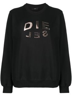 Diesel толстовка F-ANG-R20 с логотипом металлик