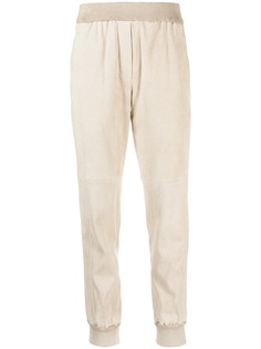 Brunello Cucinelli спортивные брюки с эластичным поясом