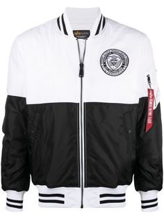 Alpha Industries бомбер MA-1 в стиле колор-блок