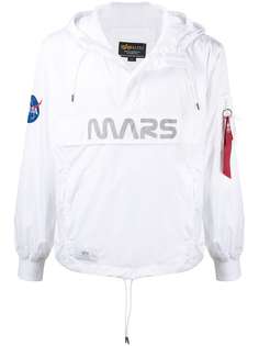 Alpha Industries ветровка Mars Mission с графичным принтом