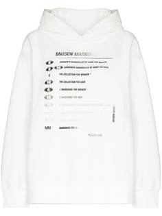 MM6 Maison Margiela худи Motocross с логотипом