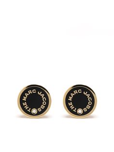 Marc Jacobs серьги-гвоздики с логотипом