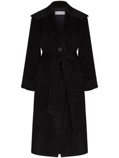 Issey Miyake пальто миди с поясом