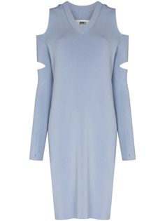 MM6 Maison Margiela платье с вырезами