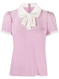 RED Valentino блузка с бантом
