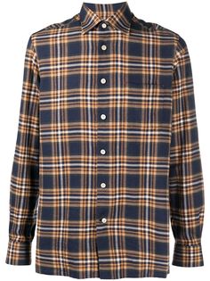 Kiton рубашка в клетку